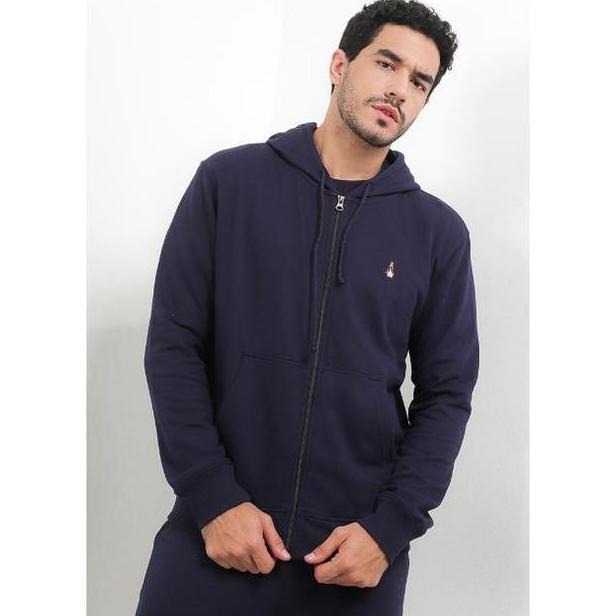 Hush Puppies Hoodie Pria Ridict 5 Navy