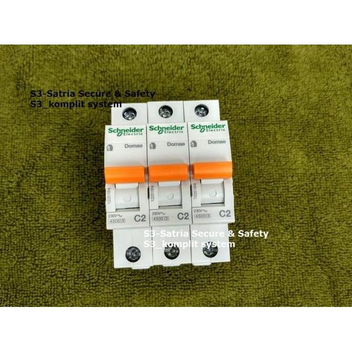 Spesial Mcb 2A Mcb Schneider Domae C2 Merlin Gerin 2 A