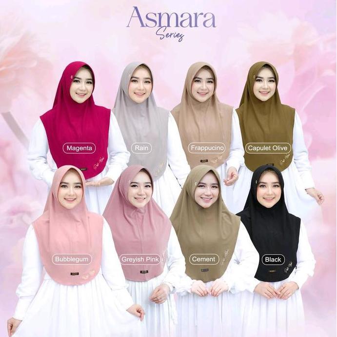 hijab daffi asmara series bergo ped