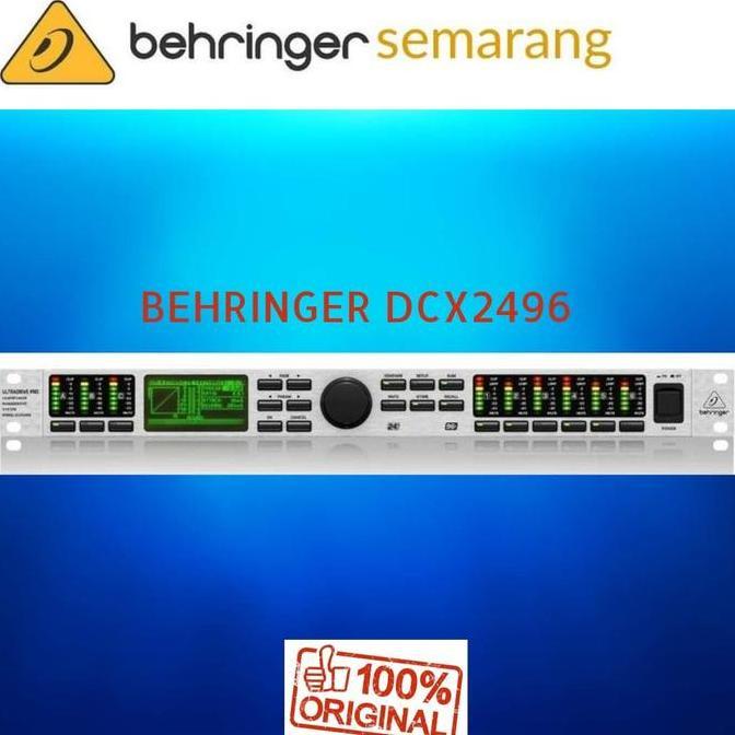 SPEAKER MANAGEMENT BEHRINGER DCX2496 CROSSOVER DCX 2496 ORIGINAL DAN TERPERCAYA