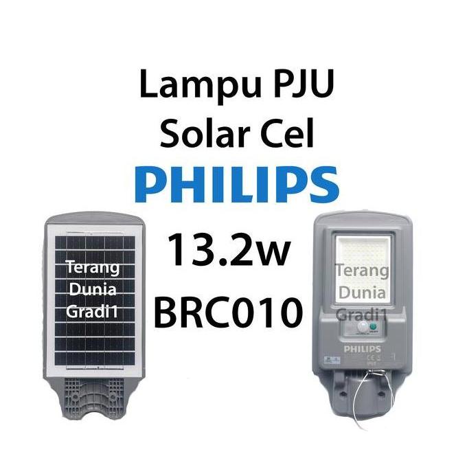 Philips PJU Solar Cell LED 13.2w BRC010 Lampu Philips PJU Matahari 13w