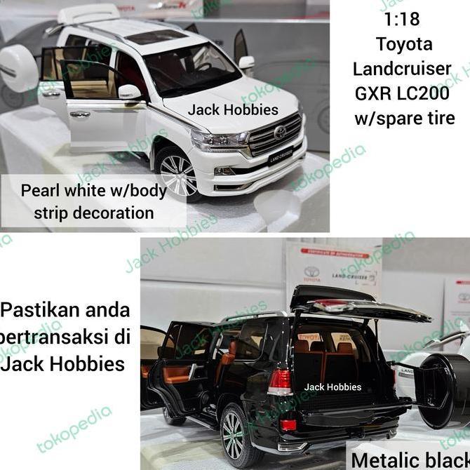 1/18 Diecast Toyota Land Cruiser GXR LC200 spare tire limited edition