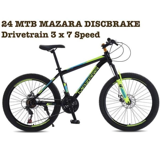 Terbaru Sepeda Mtb 24 Mazara Discbrake