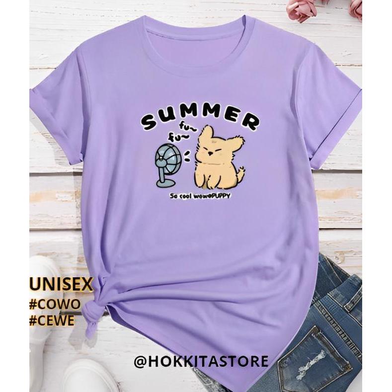 DV125 - Kaos Atasan Wanita/Pria Dewasa Kaos Lengan Pendek Katun Kaos Baju Santai Distro Murah Motif 