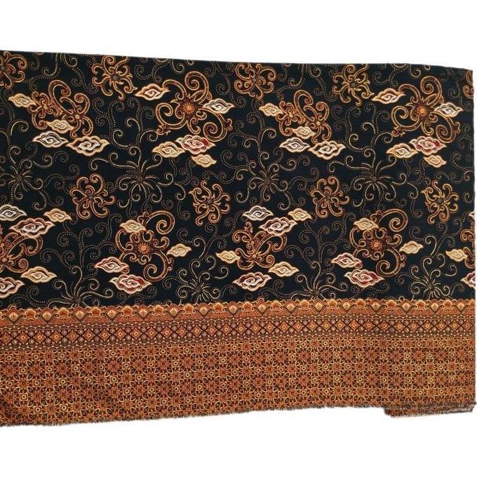 DY69 - Bahan Batik Semi sutra Silk untuk kemeja pria rok dress Kain batik sutra silk untuk seragam k