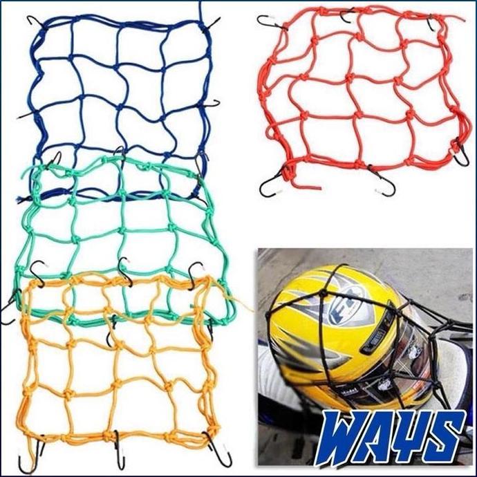 Jaring Sarung Helm Barang Jok Motor CB 150R Vixion Xabre Tiger Supra GTR Mx King CBR R15 GSX BEST
