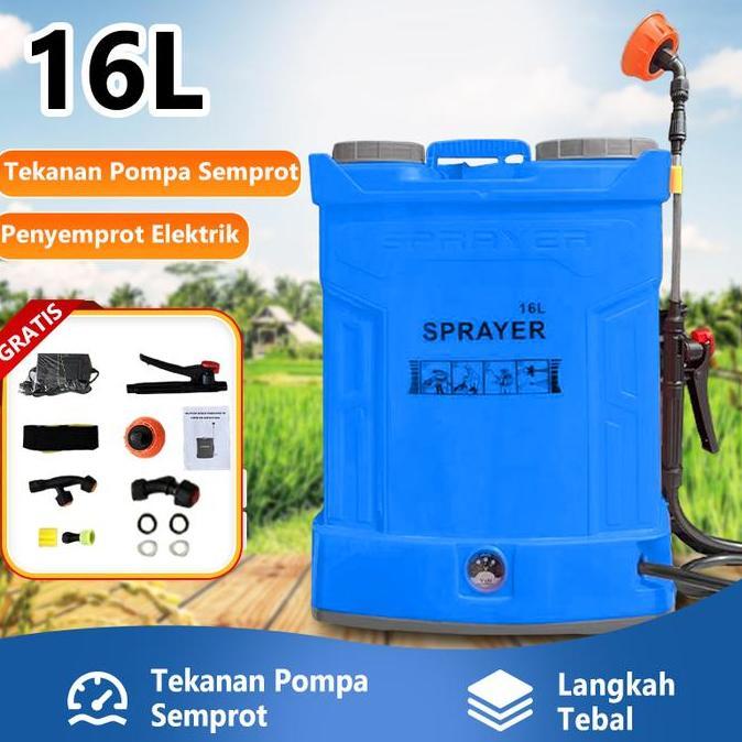 YIQII Sprayer Elektrik 16 Liter/18 Liter Alat Semprot Tanaman Pertanian Hama Padi