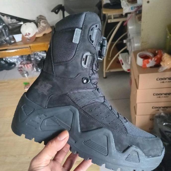 sepatu pdl tali putar terbaru tni polri security sepatu pdl boa sepatu pdl boot original caanggo mil