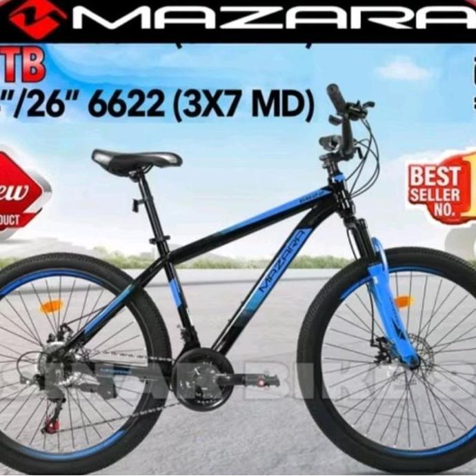 Terbaru Sepeda Mtb Gunung Mazara By Pacific 26 Inch Cakram 21Sp