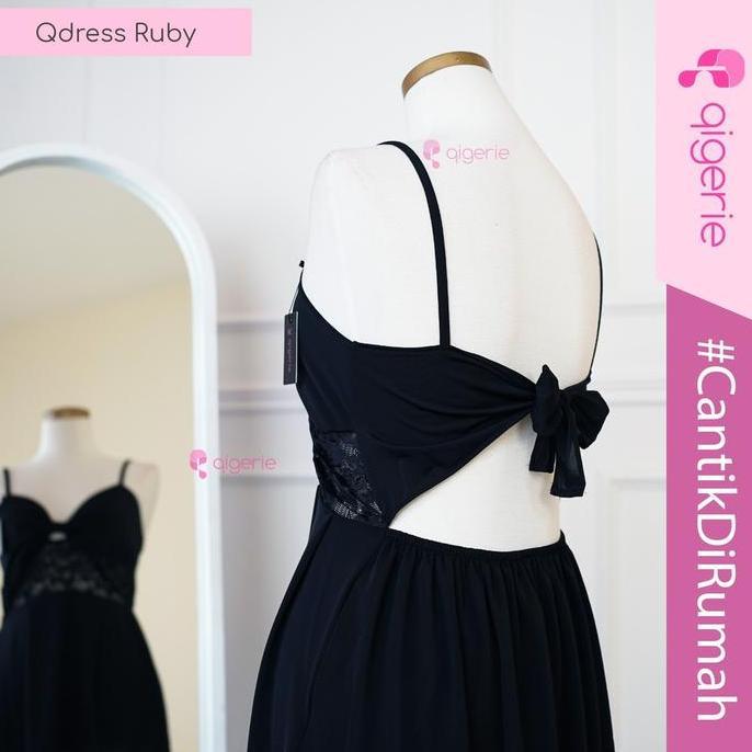 DE55 - QIGERIE RUBY | Daster Kekinian Qigerie | Baju Tidur Sexy | Baju Dinas Malam Wanita Hot