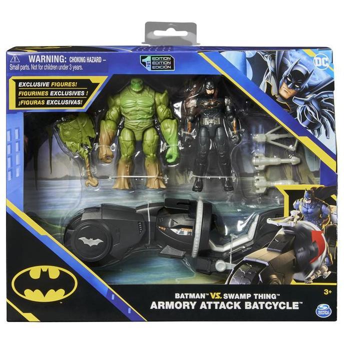 Mainan Figur DC Batman Batcycle Toy untuk Anak-Anak