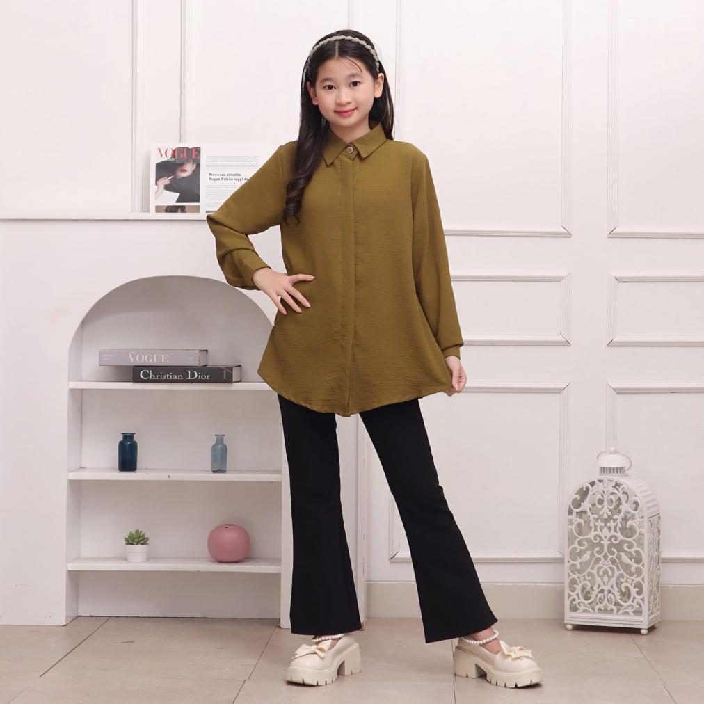 Blouse Vivien Kids Blouse Anak Tanggung Perempuan Atasan Anak Tanggung Atasan Crincle