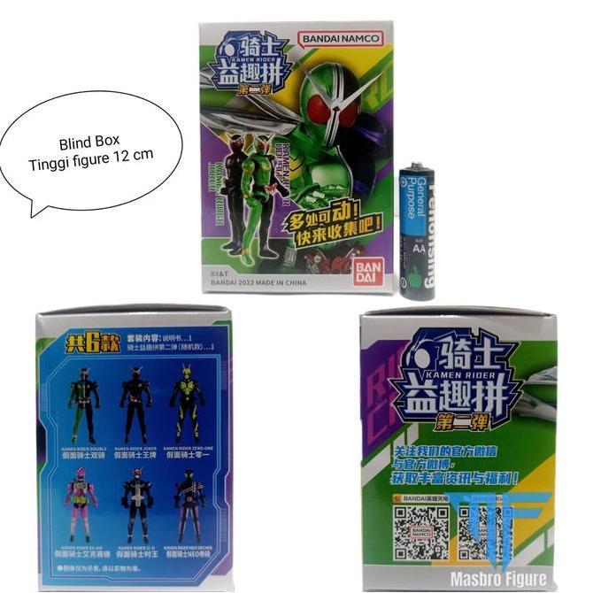 Action Figure Bandai Namco Kamen Rider Double Kamen Rider Joker Kamen Raider Zero-One Blind Box