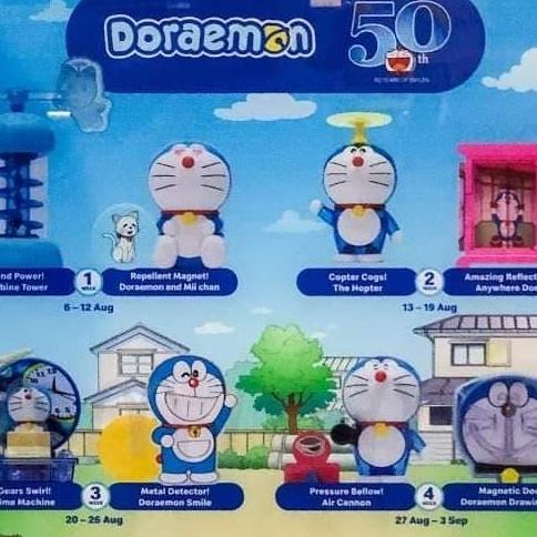 Doraemon 50th 2020 Happy Meal mcd pintu kemana saja metal detector
