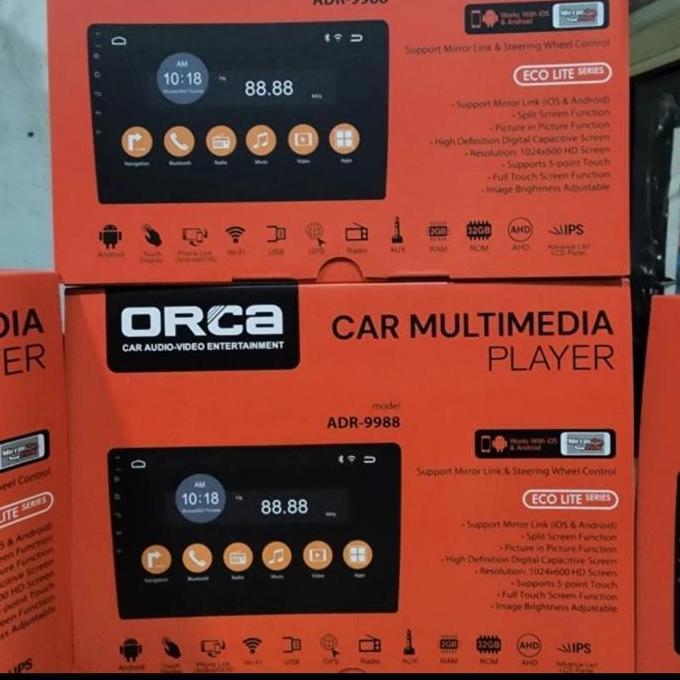 head unit android orca 9 inch 2/32 adr 9988