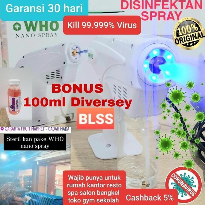 NANO SPRAY GUN STEAM VIRUS ALAT MESIN FOGGING DISINFECTANT ANTI VIRUS
