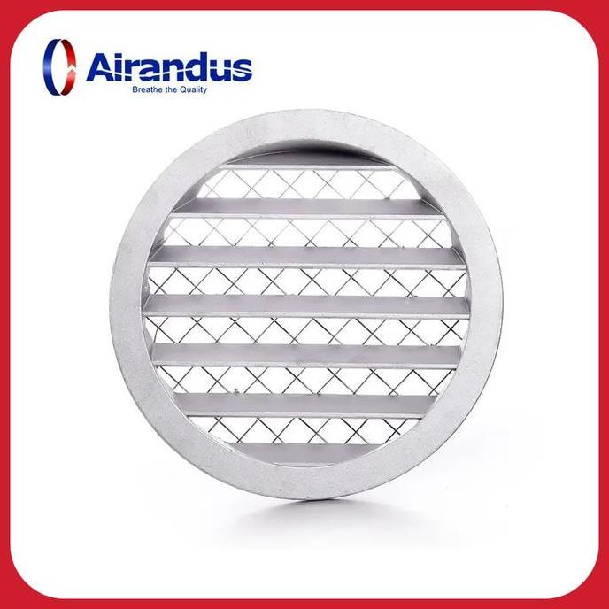 Wall Air Vent 4 Inch Grille Cover Fleksibel Ducting Ventilasi Udara Untuk Rumah MInimalis Modern Pen