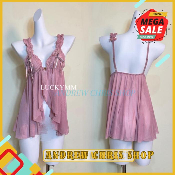 SEXY LINGERIE DRESS TRANSPARAN BAJU TIDUR LINGERIE WANITA / LINGERIE SEXY WANITA / BAJU TIDUR HARAM 