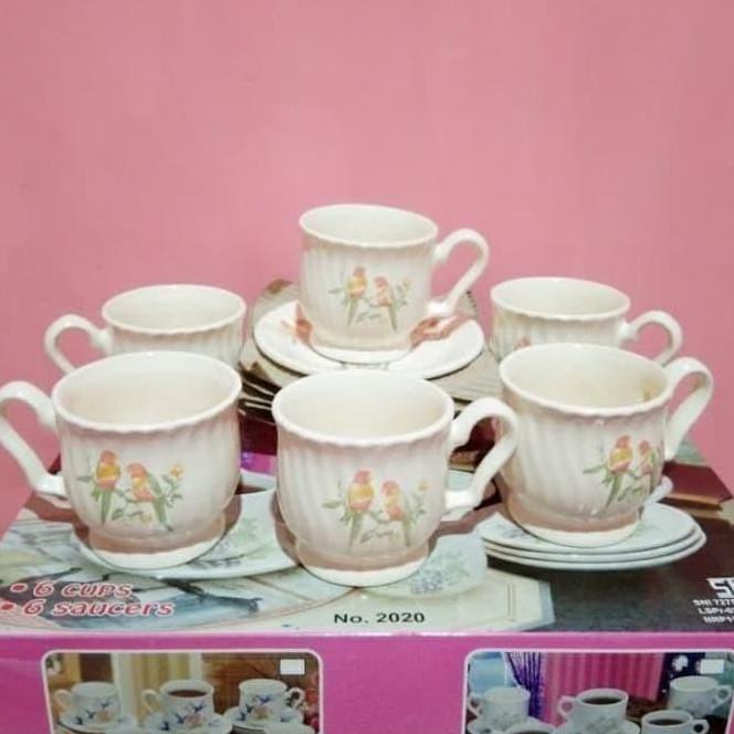 Khusus Gojek Cangkir Set Gelas Set Cangkir Kado Napoleon 12 Pcs