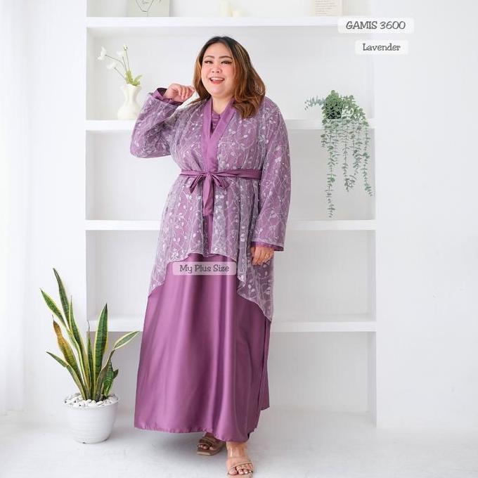 Gamis Outer Tile Mutiara Jumbo 3600, Ld 130 & 142 cm Terlaris