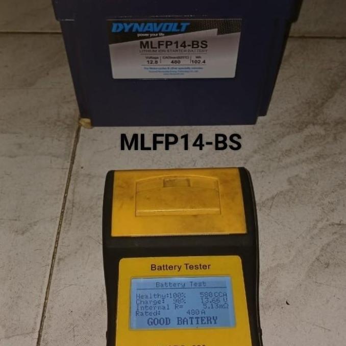 Aki BMW GS F650/800 R9T Dynavolt lithium MLFP14-BS 12.8V16AH CCA 480 Terlaris