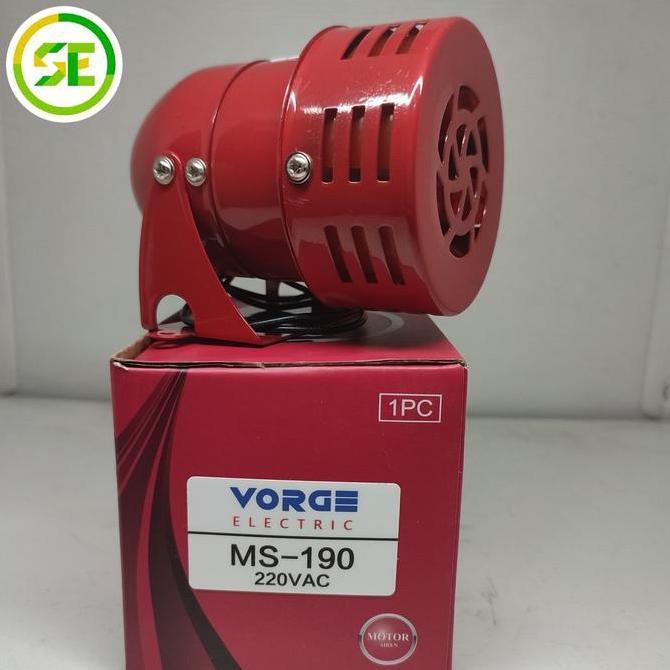 Miliki Vorge Mini Motor Siren (Sirene) Ms-190M 3" Bukan Fort Ms-190 Ms190 3In
