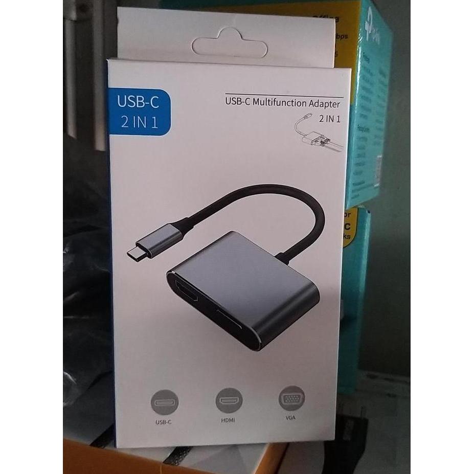 Converter Type C to HDMI VGA 4K Bandung HARGA SPESIAL