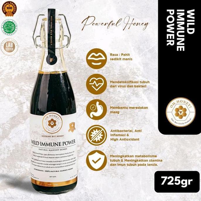 Wild Immune Power / Madu Hutan Alami 100% Asli ( Madu Pohon Mahoni ) KAR