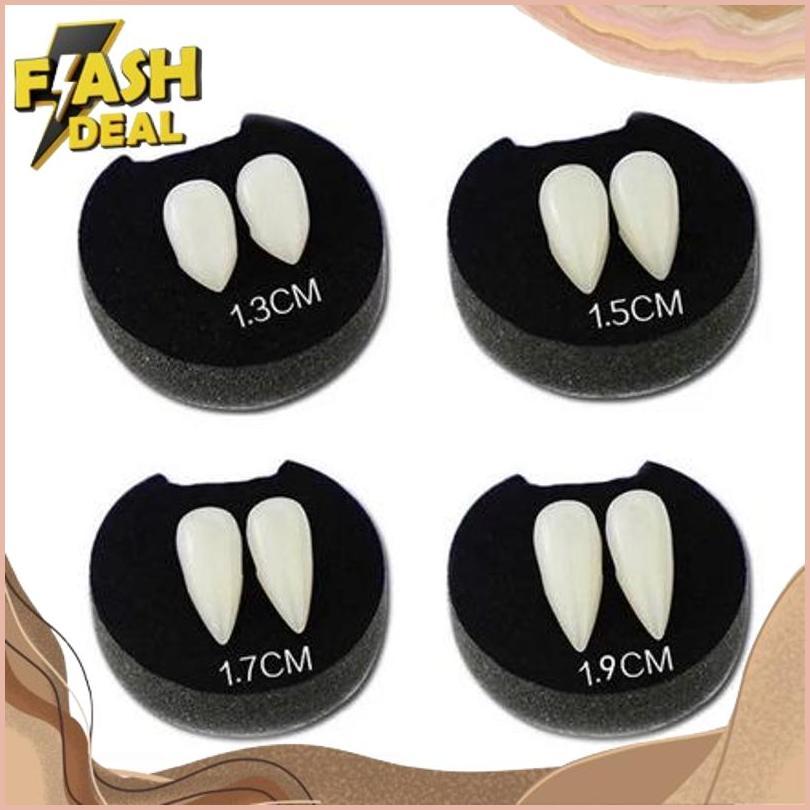 Top Today Gigi Taring Palsu Palsu Aksesoris Cosplay Halloween Gigi Taring Palsu Dracula Vampire