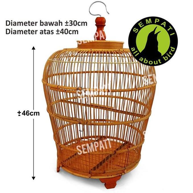 SEMPATI KHUSUS 3 JAM SAMPAI INSTAN GRAB GOJEK Sangkar Kandang Burung Perkutut Polos Polosan Alusan S