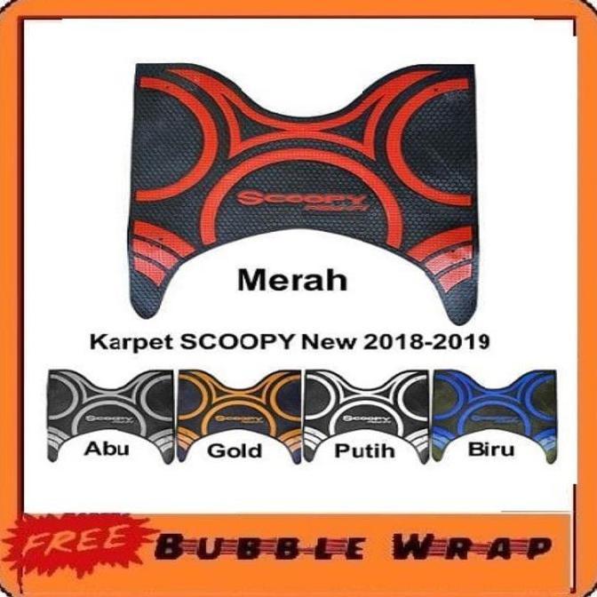 DV374 - karpet motor new scoopy 2018 2019 2020 2021 2022 pijakan alas scoopy
