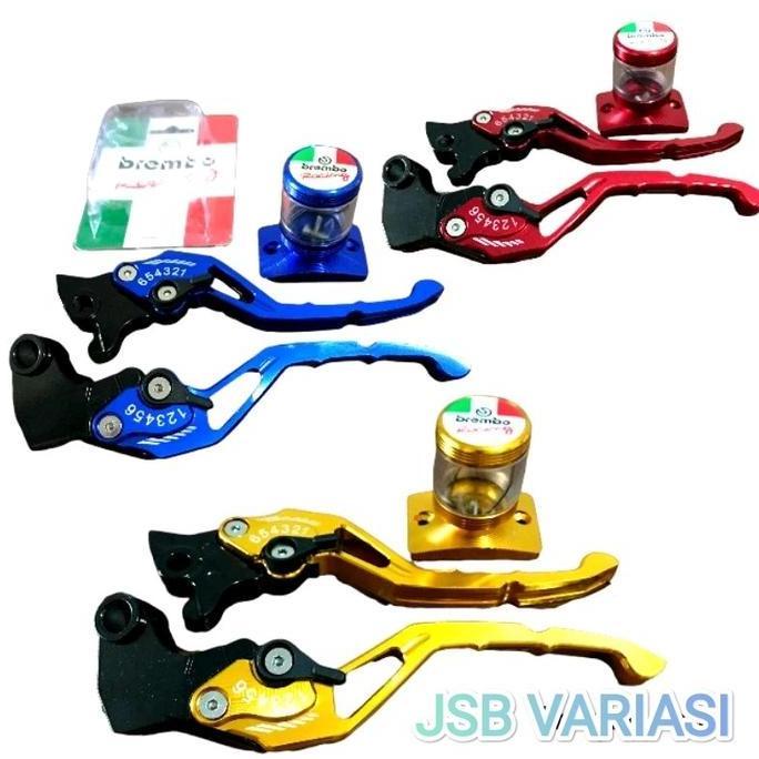 DR237 - handle rem cnc plus tutup tabung master rem cnc variasi vixion rx king R15 new scorpio yamah