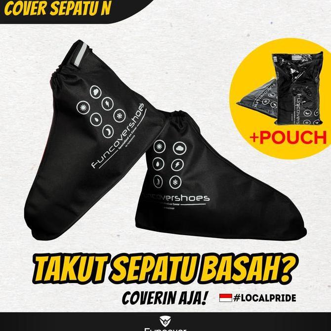 DF117 >> Cover Shoes | Jas Hujan Sepatu NEW Design by FUNCOVER