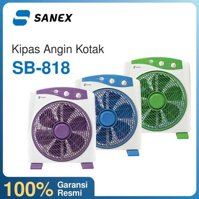 DB169 - sanex box fan/kipas angin Sanex kotak/kipas kota Sanex