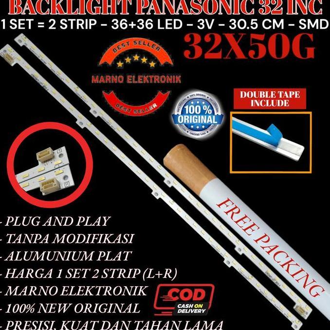 DR346 - BACKLIGHT TV LED PANASONIC 32 INC 32X50 32X50G SMD LAMPU BL ORIGINAL