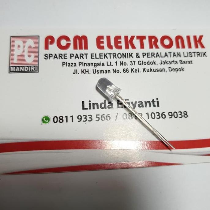 Murah Dioda LED 5mm putih nyala merah kedip kedip pcmpu55 Segera Beli