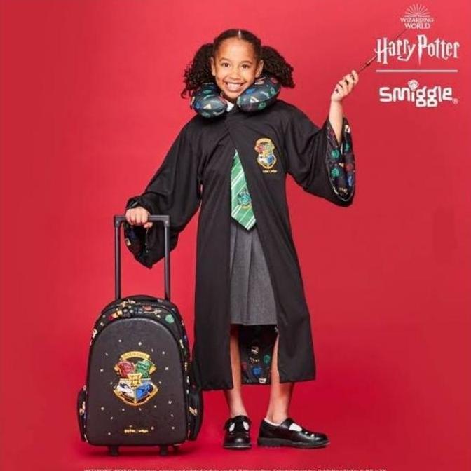 New- Koper Anak Smiggle Trolley Bag Backpack Tas Dorong Smigle Roda Smigel