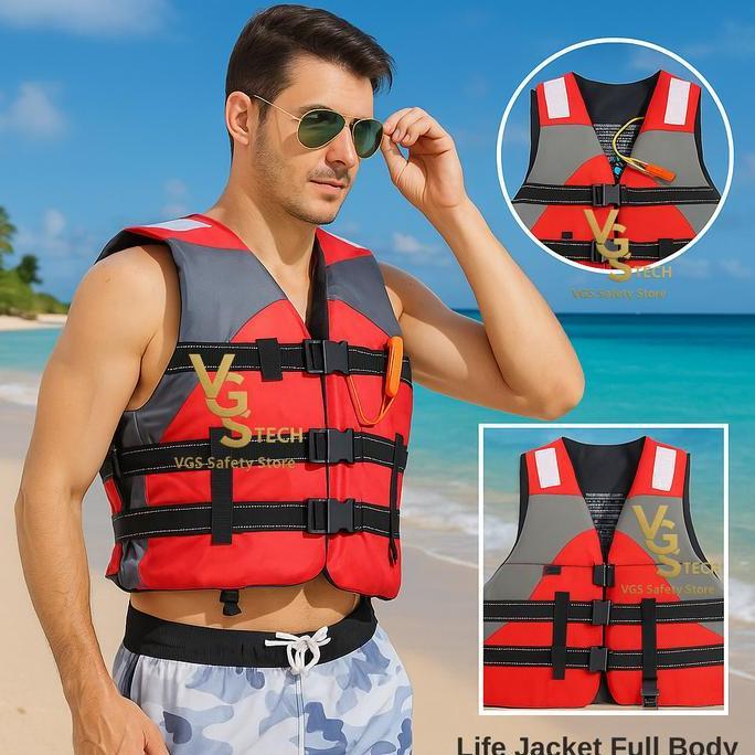 DE170 >> Life Jacket Pelampung Renang Dewasa Jaket Pelampung Jetski