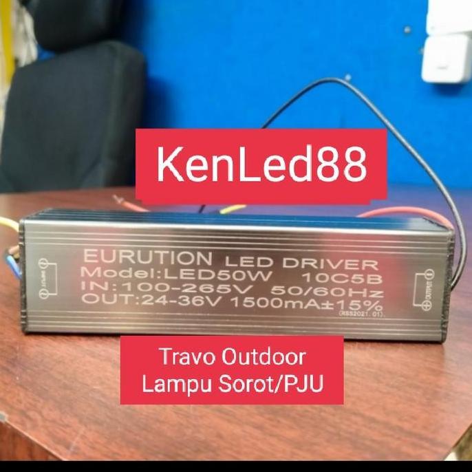 Miliki Led Driver/Travo Power Supply Lampu Sorot 50W/50Watt Ballast Lampu Pju