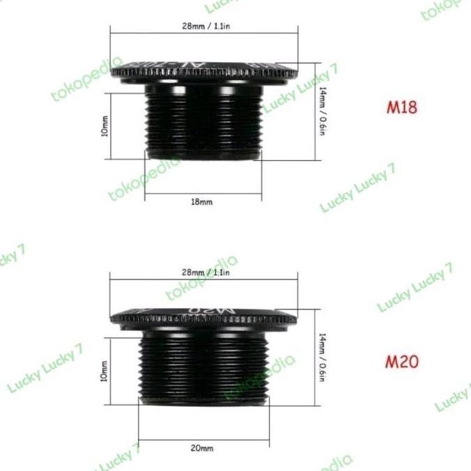 Promo Baut Crank HT2 M20 Baut M20 Tutup crank M20 HT2 Baut Arm Crank Hollow Tech 2 M20 COD