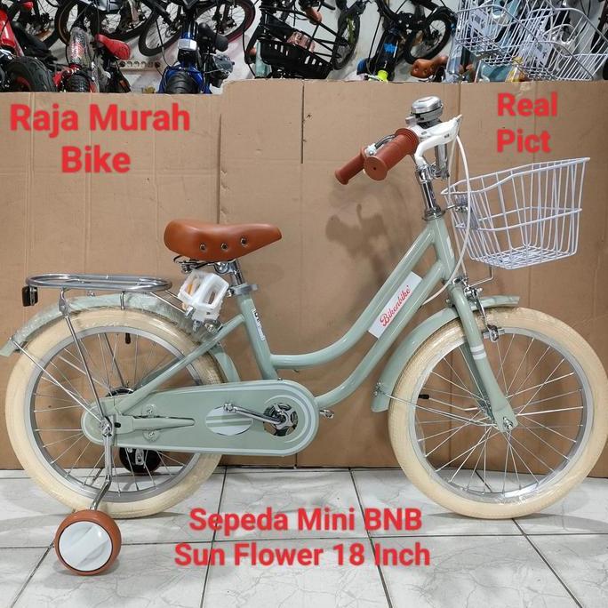 Terbaru Sepeda Anak Mini 18 Inch Bnb Sun Flower Sepeda Anak Perempuan Sun Flower Bnb 18 Inch