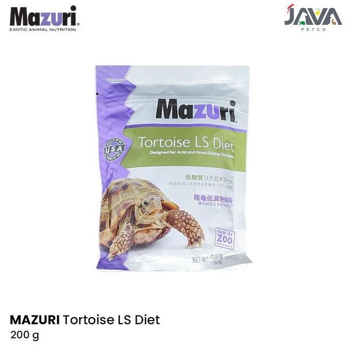 Mazuri Tortoise LS 200gr makanan kura darat Torto 200 gram