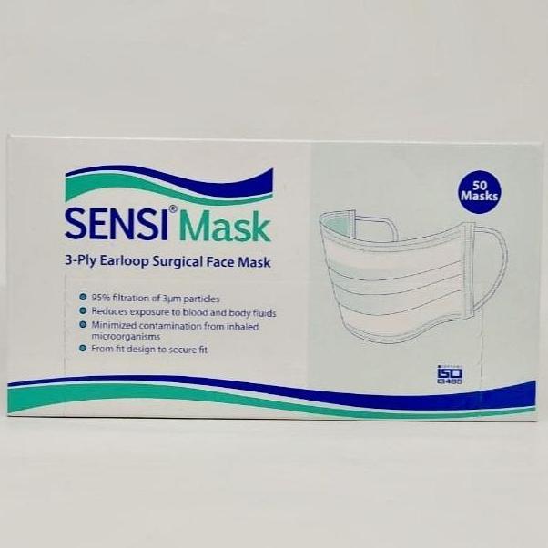 Sensi Earloop / Masker Earloop Isi 50Pcs