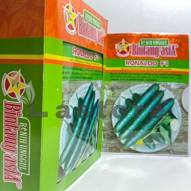 Benih Mentimun Timun Jepang Ronaldo F1 Isi 20 Gram Cap Bintang Asia benih