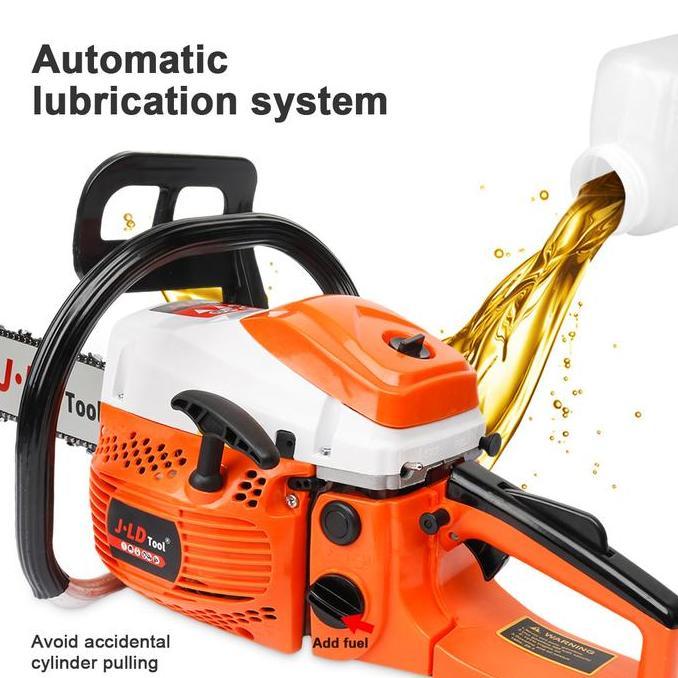 Jld Gergaji Mesin Chainsaw 54.6Cc Mesin Potong Kayu Mesin Chainsaw 20Inch Pohon Kayu Kualitas Sinso 