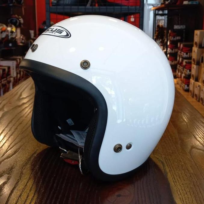 Helm Zeus Zs385 Zs 385 White I Putih Glossy