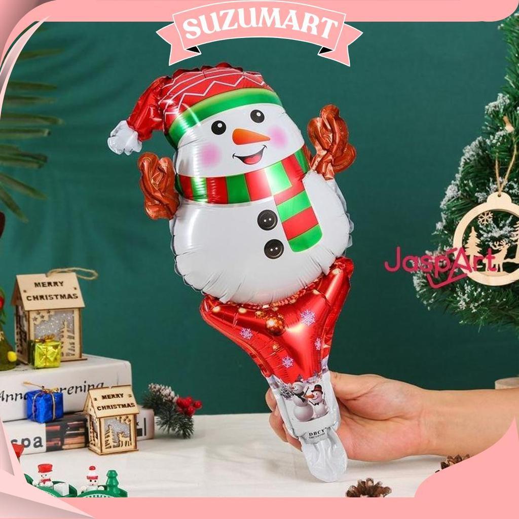 Balon Natal / Balon Natal Foil / Balon Natal Dekorasi / Balon Christmas Hias / Balon Karakter Natal 