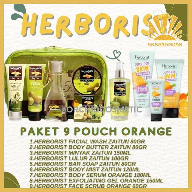 dw-45 Herborist Paket Zaitun Lengkap / Paket Seserahan Hadiah Pernikahan Herborist Zaitun Viral