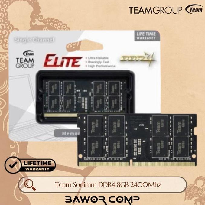 Team Elite Sodimm DDR4 8GB 2400Mhz | Memory Ram Laptop 8GB PC 2400