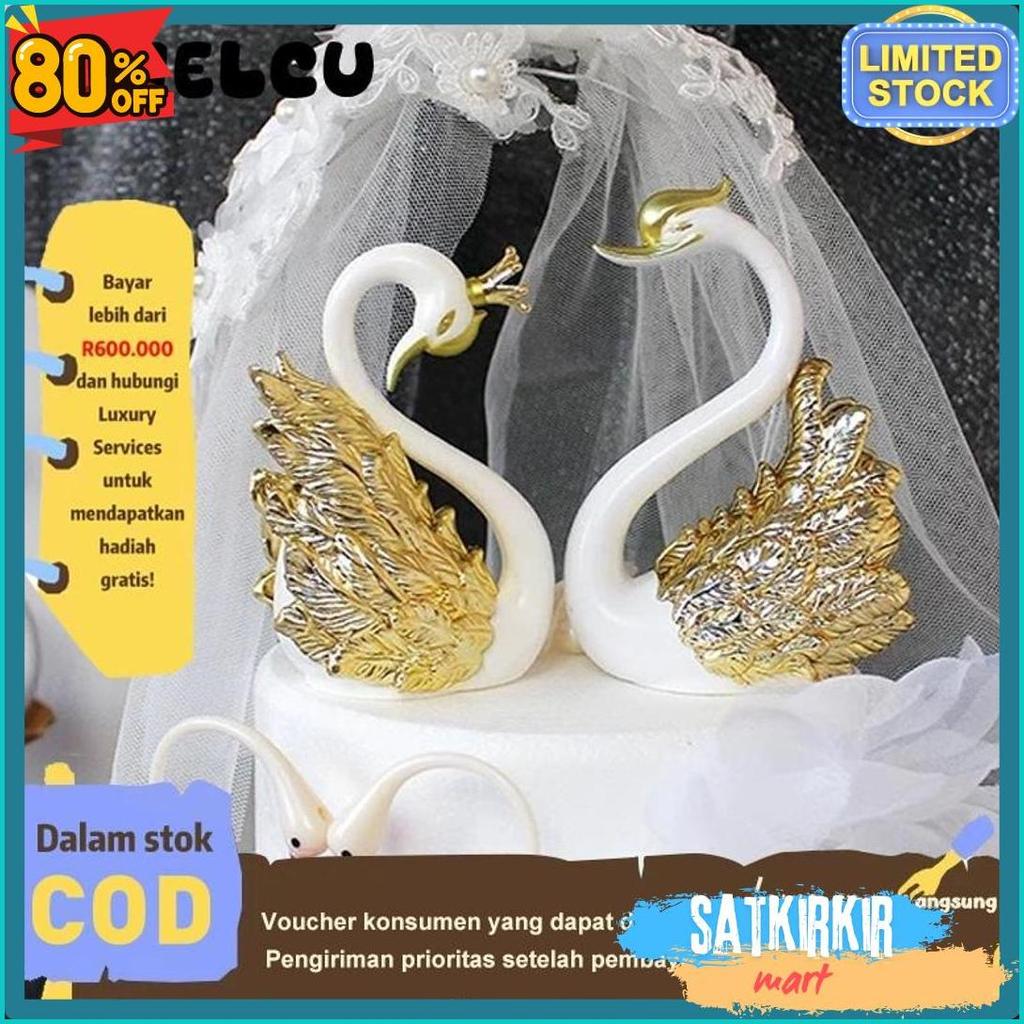 Wajib Punya! Eyre Jaminan Kualitas Hari Valentine Emas Dan Perak Mahkota Angsa Cinta Romantis Flamin